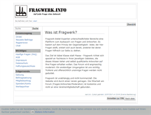 Tablet Screenshot of fragwerk.info